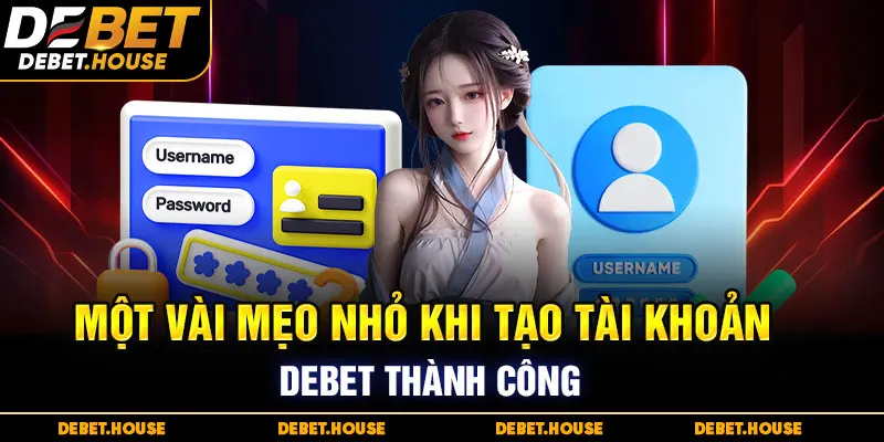 Một Vài Mẹo Nhỏ Khi Tạo Tài Khoản DEBET Thành Công